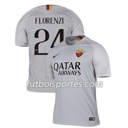 Camisetas AS Roma Florenzi 24 Segunda Equipacion 2018/2019